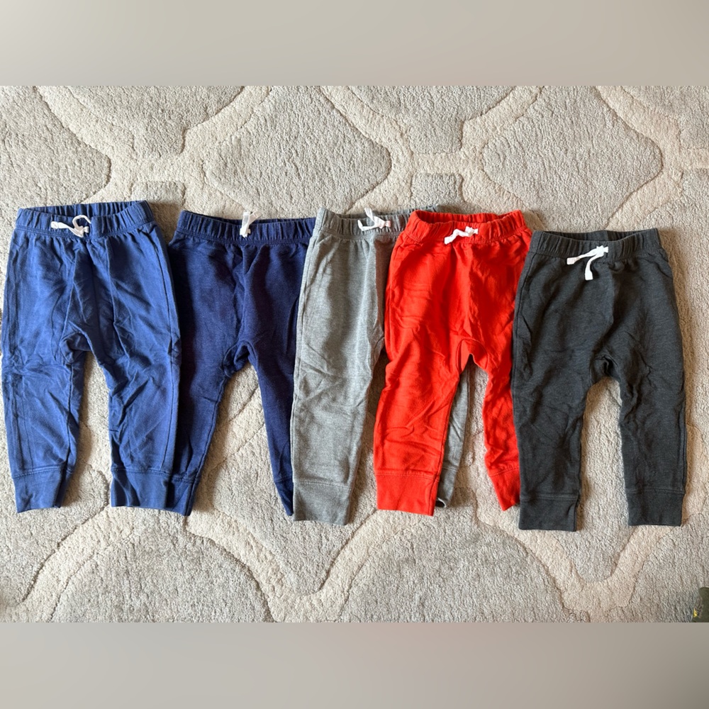 Cat & Jack - Set of 5 Knit Pants - Size 18m